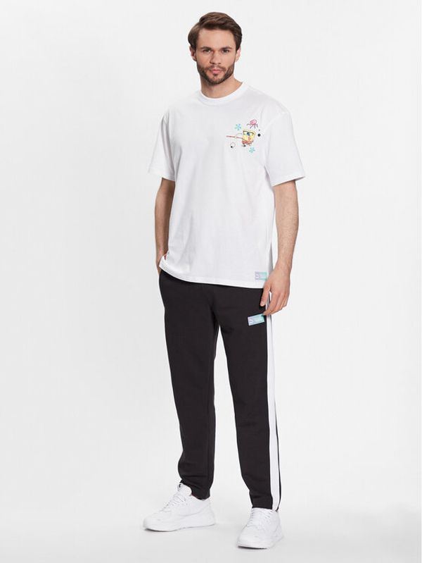 Puma Puma Тишърт SPONGEBOB 538958 Бял Regular Fit