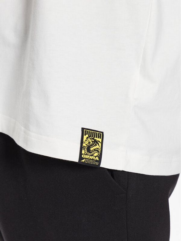 Puma Puma Тишърт STAPLE 539824 Екрю Relaxed Fit