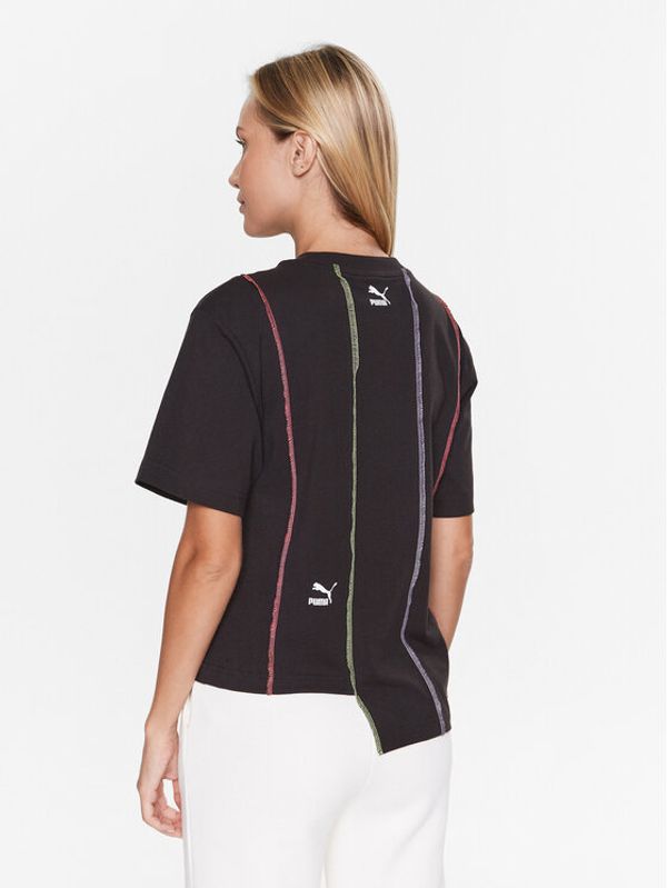 Puma Puma Тишърт THE RAGGED PRIEST 539127 Черен Relaxed Fit