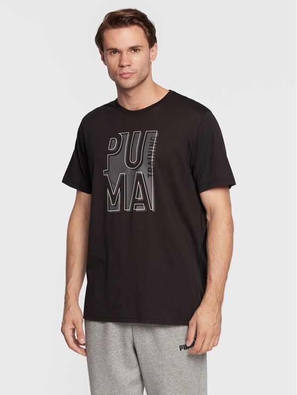 Puma Puma Тишърт Training Ss 522497 Черен Regular Fit