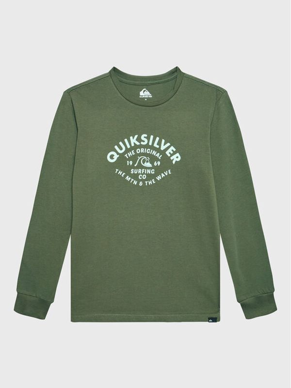 Quiksilver Quiksilver Блуза Script Talk EQBZT04514 Зелен Regular Fit