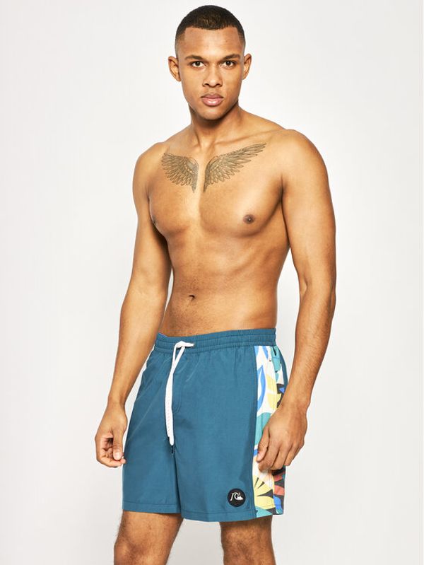 Quiksilver Quiksilver Плувни шорти Arch 17" EQYJV03582 Зелен Regular Fit