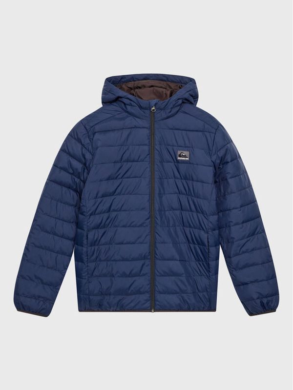 Quiksilver Quiksilver Пухено яке Scaly EQBJK03232 Тъмносин Regular Fit