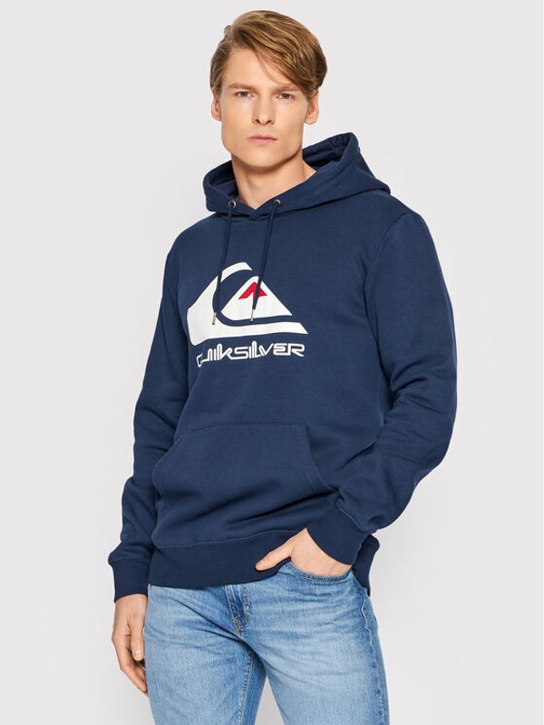 Quiksilver Quiksilver Суитшърт Big Logo EQYFT04450 Тъмносин Regular Fit