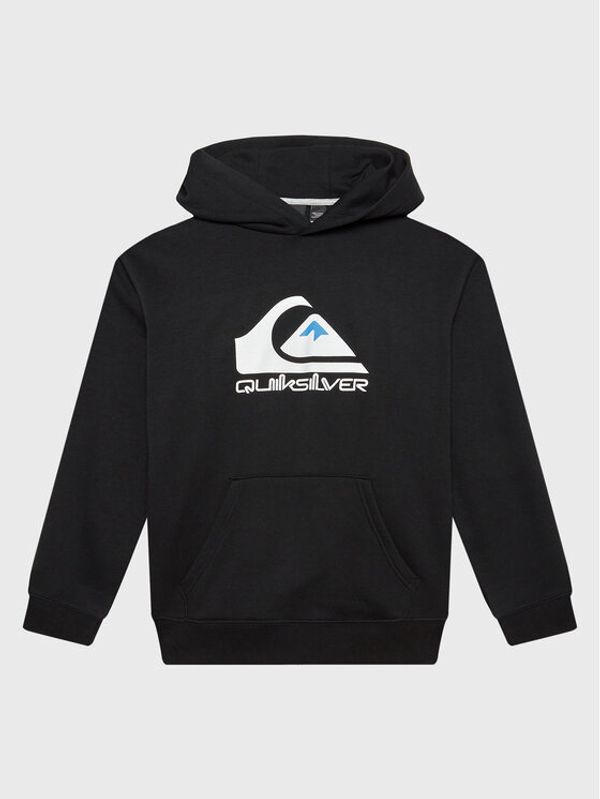 Quiksilver Quiksilver Суитшърт Big Logo Hoodie EQBFT03720 Черен Regular Fit