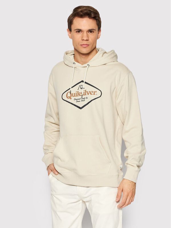 Quiksilver Quiksilver Суитшърт Stir It Up EQYFT04528 Бежов Comfort Fit