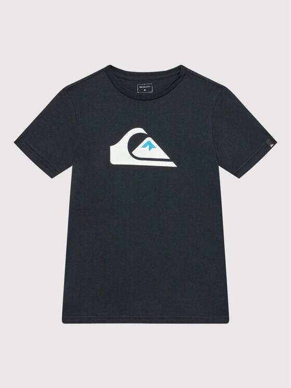 Quiksilver Quiksilver Тишърт Comp Logo EQBZT04369 Черен Regular Fit