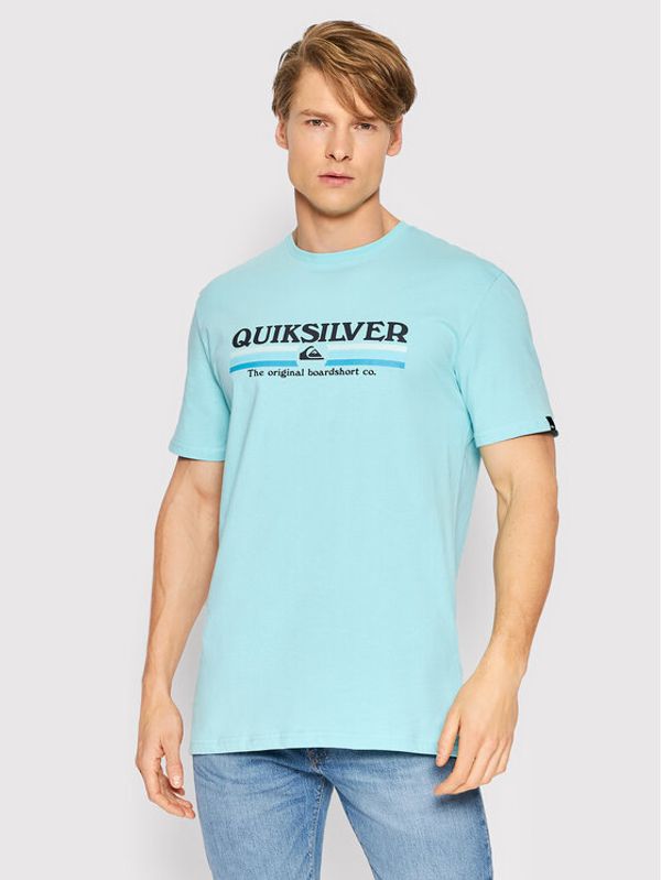Quiksilver Quiksilver Тишърт Lined Up EQYZT06657 Син Regular Fit
