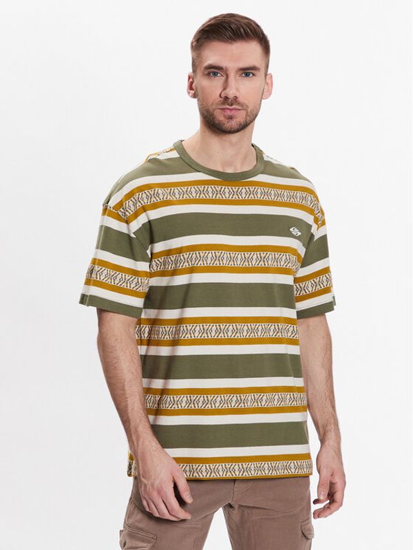 Quiksilver Quiksilver Тишърт Moonbeam Jack EQYKT04264 Каки Regular Fit