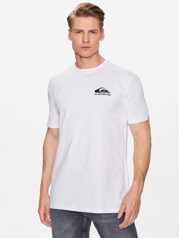 Quiksilver Quiksilver Тишърт Nice Days EQYZT07217 Бял Regular Fit