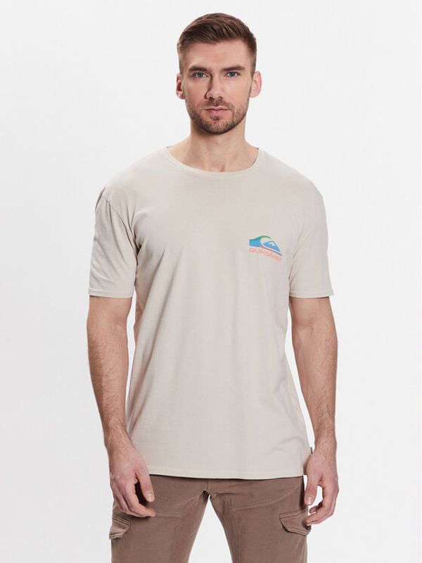 Quiksilver Quiksilver Тишърт Pastime Paradise EQYZT07252 Бежов Regular Fit