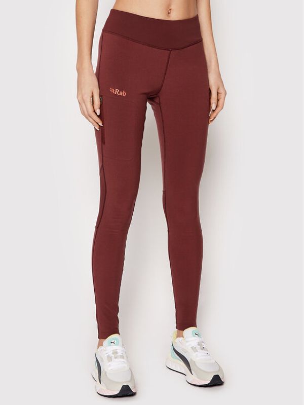 Rab Rab Клин Rhombic Tights QFU-71 DEH-08 Бордо Slim Fit