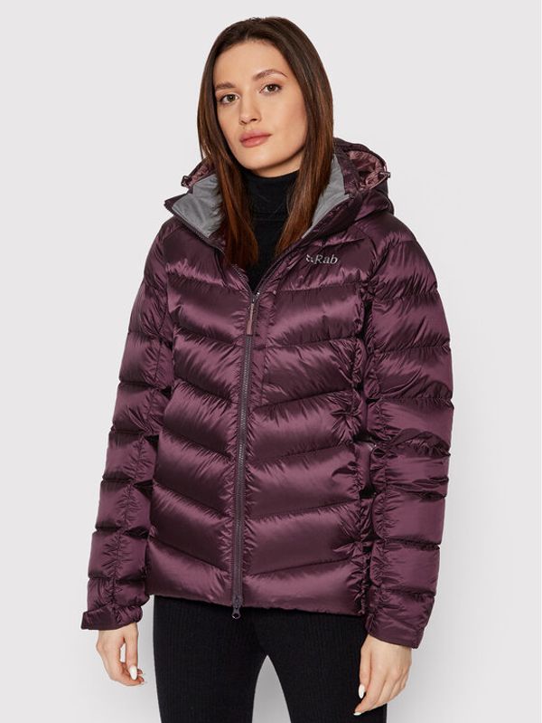 Rab Rab Пухено яке Axion Pro QDE-65-EGG-10 Виолетов Regular Fit