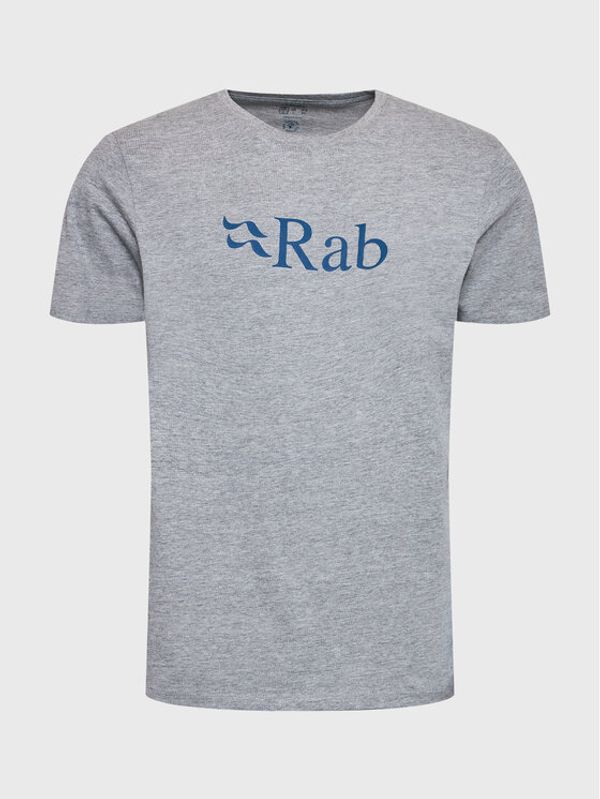 Rab Rab Тишърт Stance Logo QCB-08-GYM Сив Regular Fit