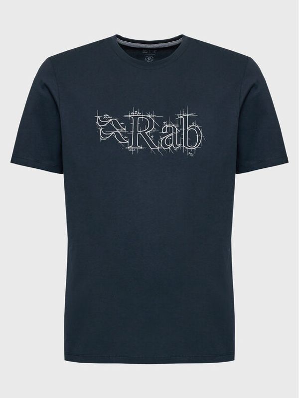 Rab Rab Тишърт Stance Stretch QCB-33-BE Тъмносин Regular Fit