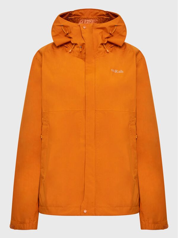Rab Rab Яке за дъжд Downpour Eco QWG-83-MAM Оранжев Regular Fit