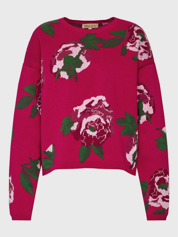 Rage Age Rage Age Пуловер Rose Червен Relaxed Fit
