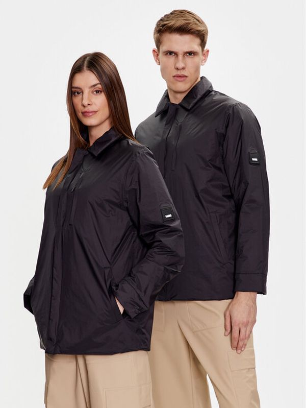 Rains Rains Преходно яке 15520 Черен Casual Fit