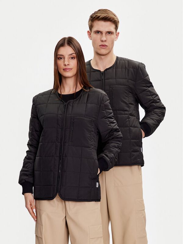 Rains Rains Пухено яке 18170 Черен Casual Fit
