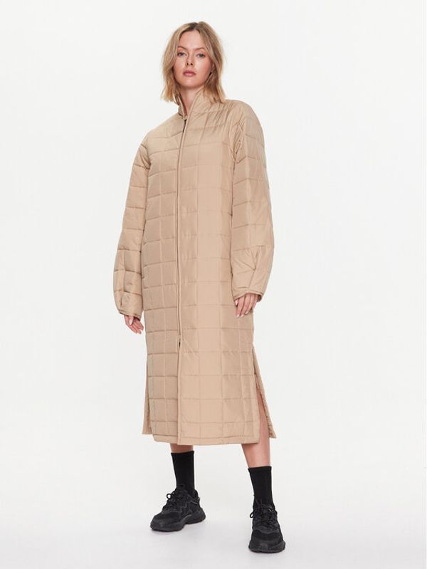 Rains Rains Пухено яке 18210 Бежов Casual Fit