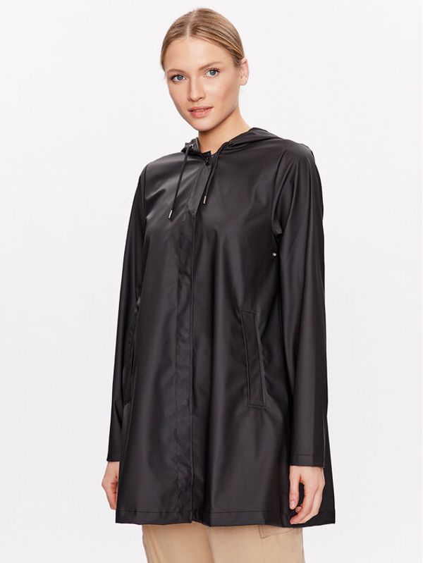 Rains Rains Яке за дъжд 18050 Черен Regular Fit