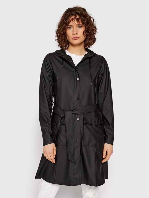 Rains Rains Яке за дъжд 18130 Черен Regular Fit
