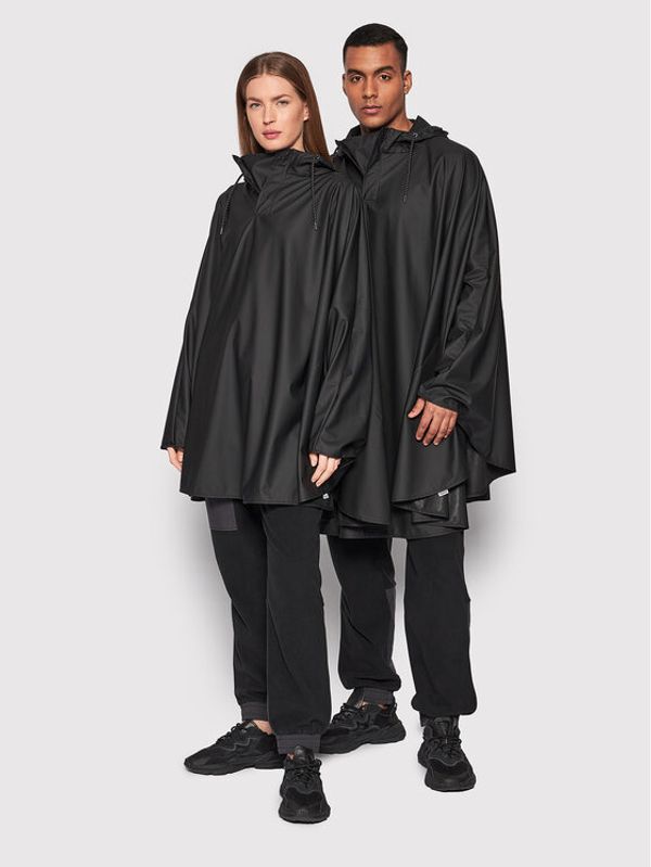 Rains Rains Яке за дъжд Unisex 18110 Черен Relaxed Fit