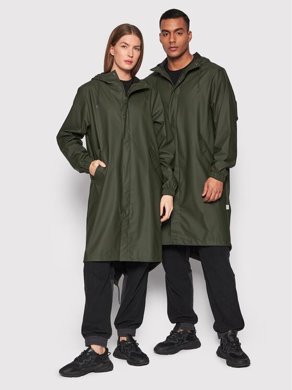 Rains Rains Яке за дъжд Unisex 18140 Зелен Regular Fit