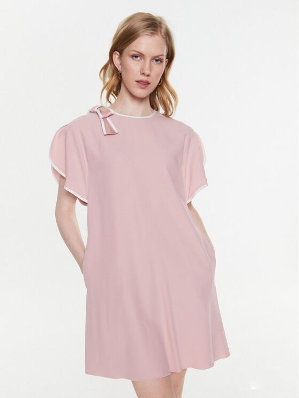 Red Valentino Red Valentino Ежедневна рокля 2R3VAGK50W7 Розов Regular Fit