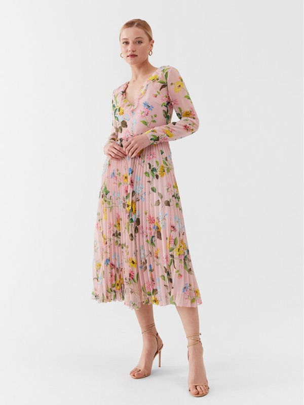 Red Valentino Red Valentino Ежедневна рокля 2R3VAGN56PM Розов Regular Fit