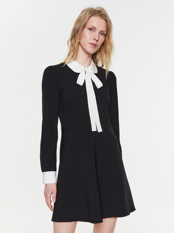 Red Valentino Red Valentino Ежедневна рокля 2R3VAHC55MJ Черен Regular Fit