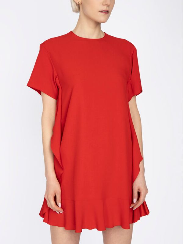 Red Valentino Red Valentino Коктейлна рокля RR0VAE65 Червен Regular Fit