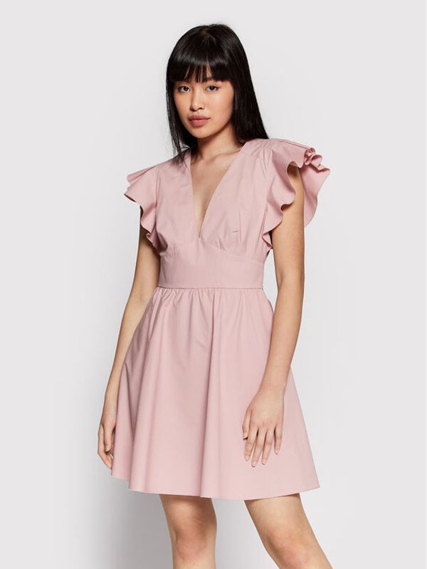 Red Valentino Red Valentino Лятна рокля XR0VAEF0 Розов Regular Fit