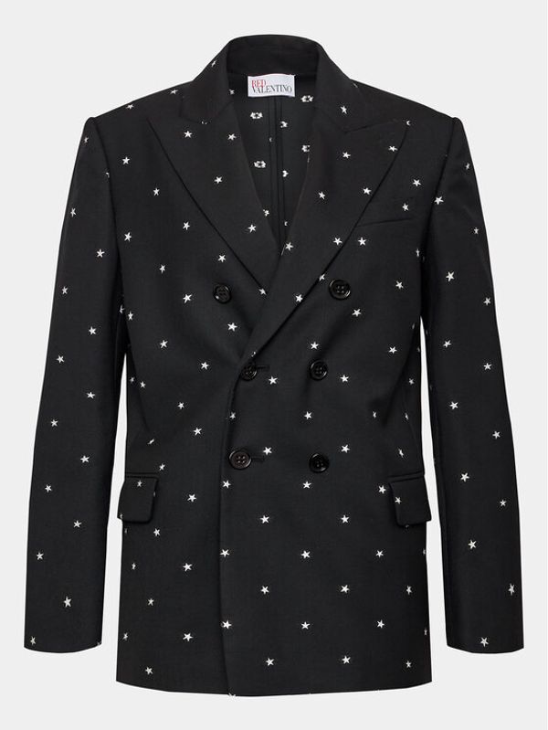 Red Valentino Red Valentino Сако 1R3CEC40 Черен Regular Fit