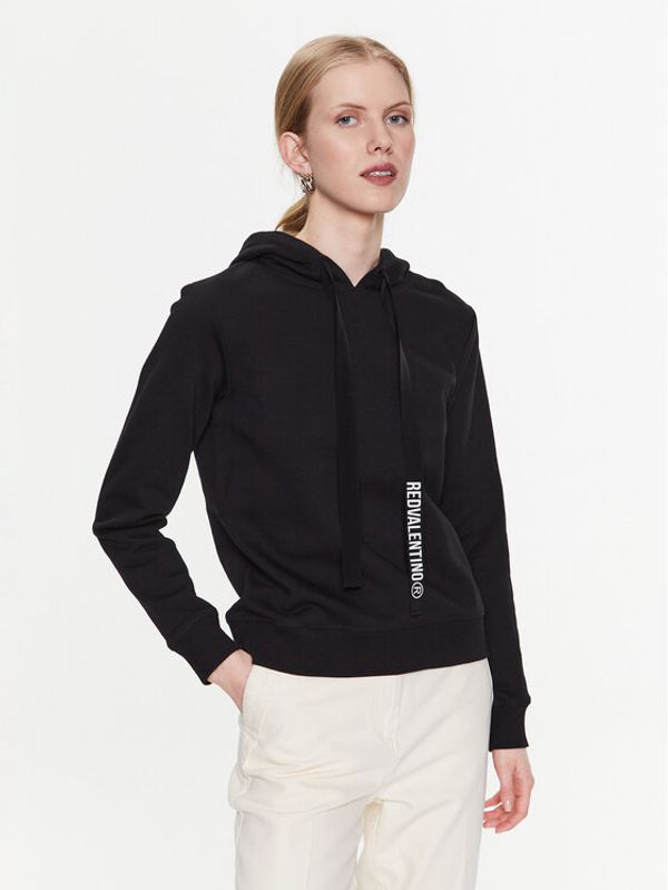 Red Valentino Red Valentino Суитшърт 2R3MF11Y6R6 Черен Regular Fit