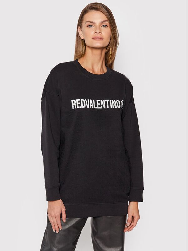 Red Valentino Red Valentino Суитшърт WR0MF08H Черен Regular Fit