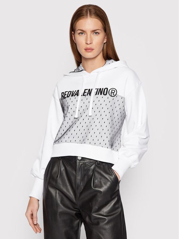 Red Valentino Red Valentino Суитшърт WR0MF08I Бял Regular Fit