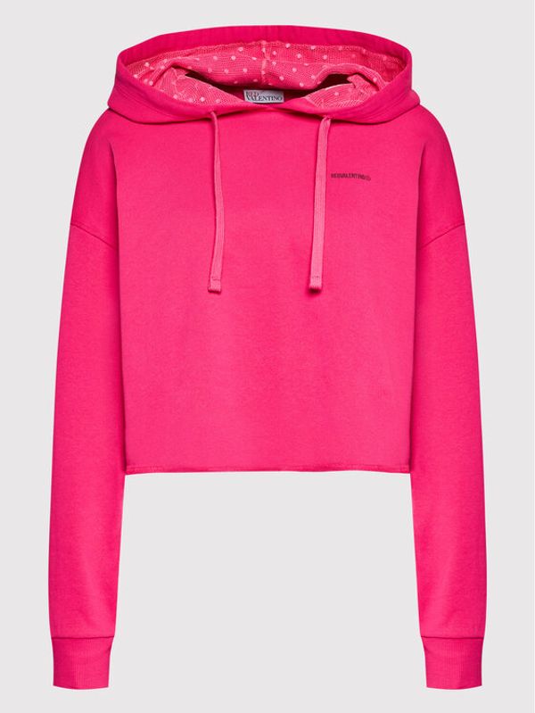 Red Valentino Red Valentino Суитшърт XR3MF08Z Розов Relaxed Fit