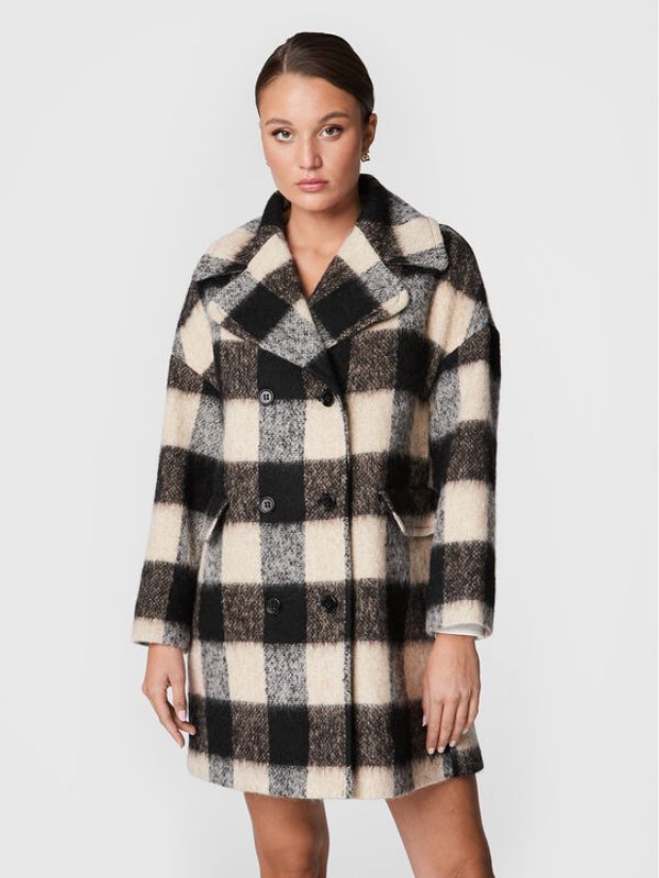 Red Valentino Red Valentino Вълнено палто 1R3CAF056HR Сив Regular Fit