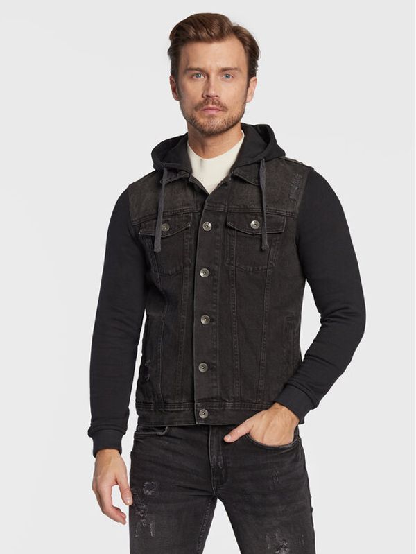 Redefined Rebel Redefined Rebel Дънково яке Funda 185026 Черен Regular Fit