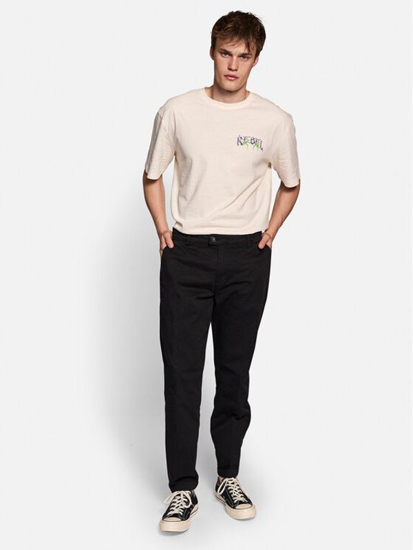 Redefined Rebel Redefined Rebel Плетени панталони Aron 226019 Черен Regular Fit