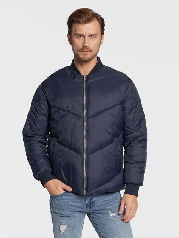 Redefined Rebel Redefined Rebel Пухено яке Chicago 215096 Тъмносин Regular Fit