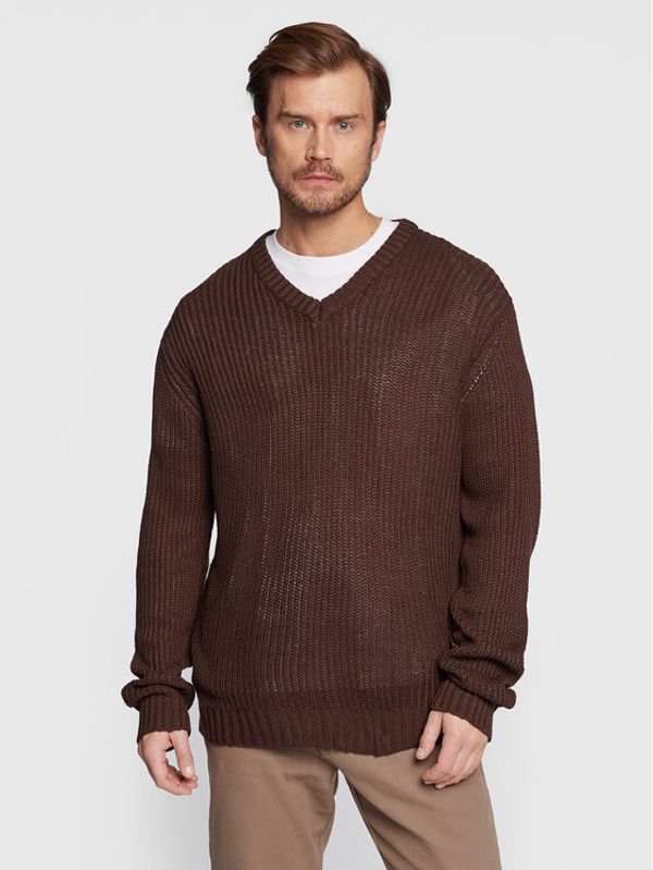 Redefined Rebel Redefined Rebel Пуловер Henry 212091 Кафяв Relaxed Fit