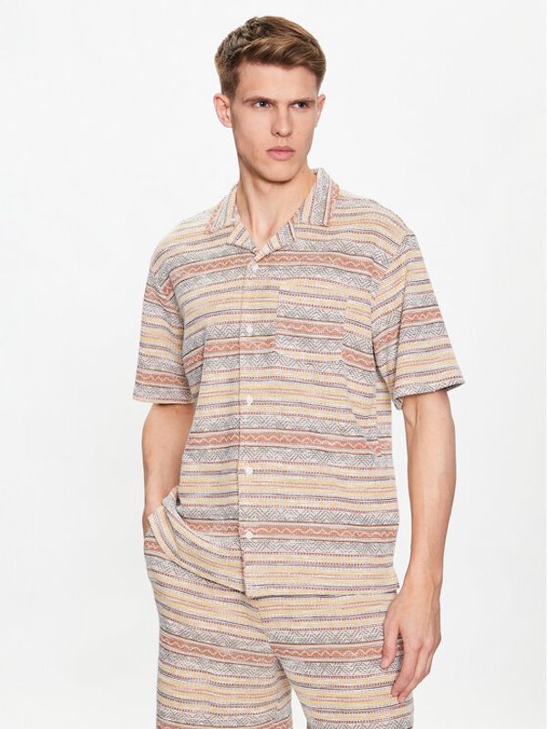 Redefined Rebel Redefined Rebel Риза Alvin 224080 Кафяв Regular Fit