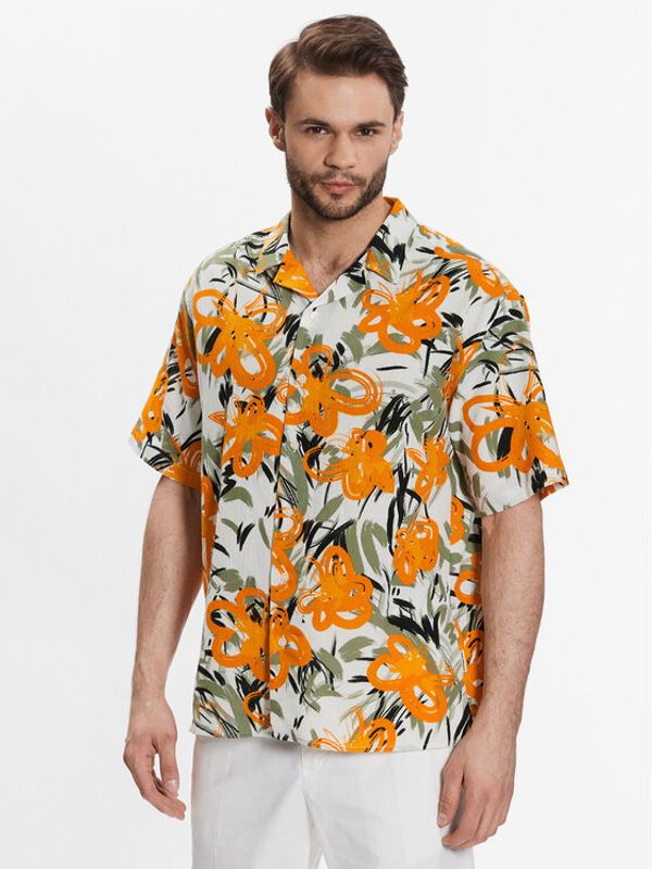 Redefined Rebel Redefined Rebel Риза Pablo 214016 Бял Relaxed Fit