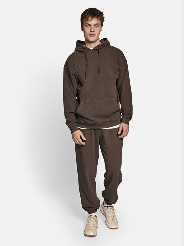 Redefined Rebel Redefined Rebel Суитшърт Harry 223031 Кафяв Hoodie Fit