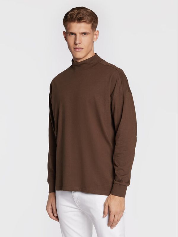 Redefined Rebel Redefined Rebel Тениска с дълъг ръкав Daniel 211130 Кафяв Relaxed Fit