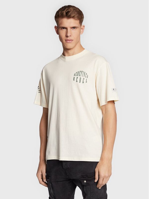 Redefined Rebel Redefined Rebel Тишърт Marlow 211115 Бежов Regular Fit
