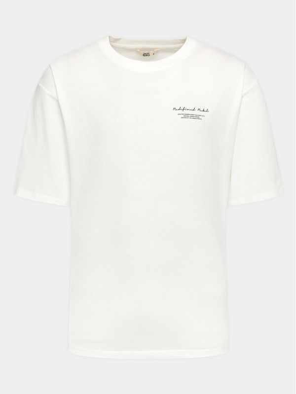 Redefined Rebel Redefined Rebel Тишърт Raymond 221131 Бял Relaxed Fit