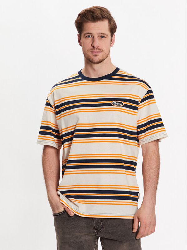 Redefined Rebel Redefined Rebel Тишърт Tucker 221064 Бежов Boxy Fit
